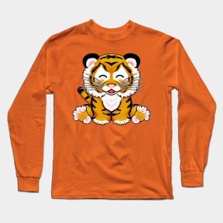 Cute tiger cub / Year of the Tiger Long Sleeve T-Shirt